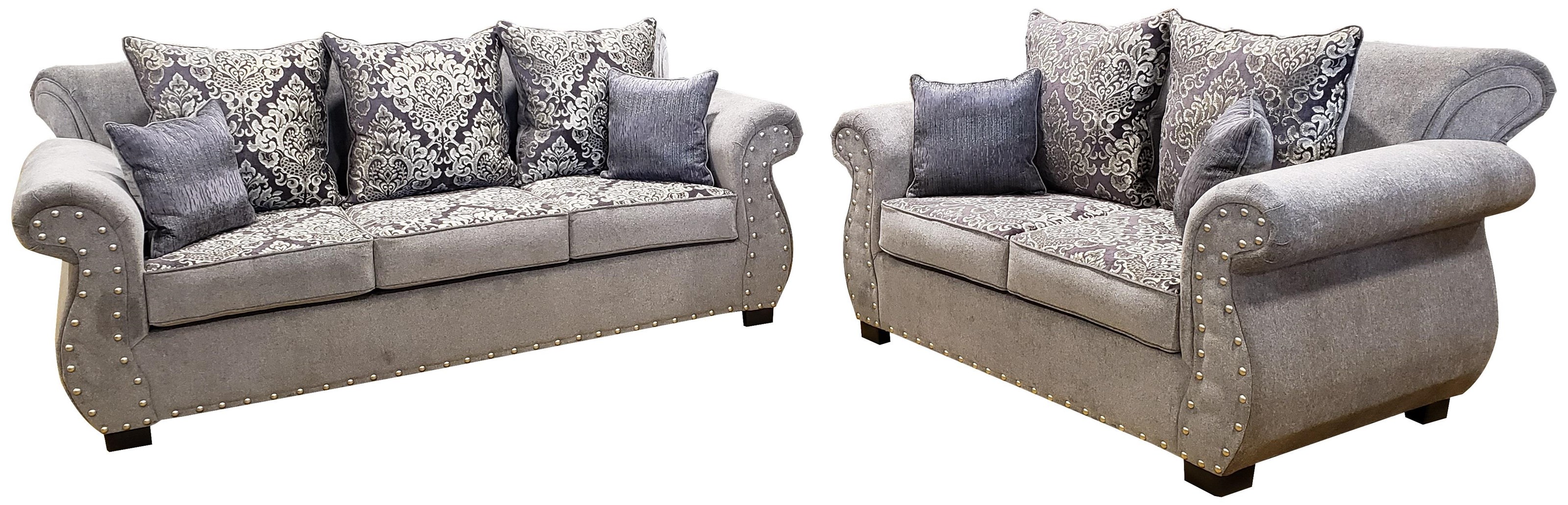 Phoenix Custom Furniture Elegance ELEGANCEGY2pc 2pc Set Del Sol